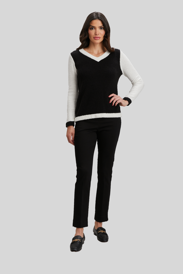 Colorblock V-neck - FINAL SALE
