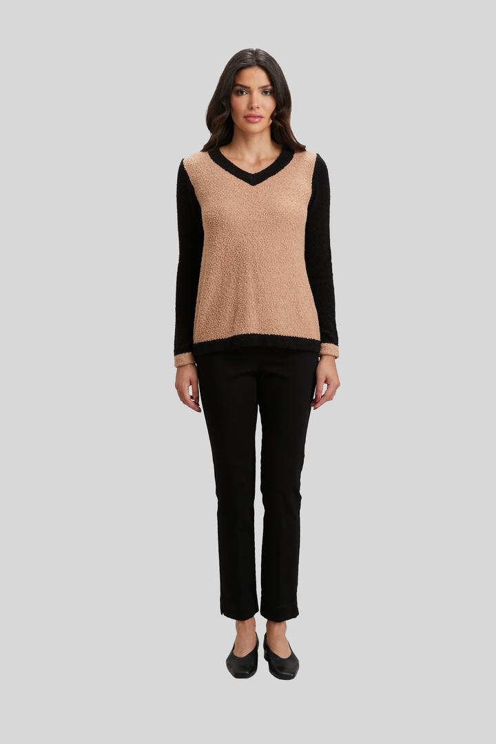Colorblock V-neck - FINAL SALE