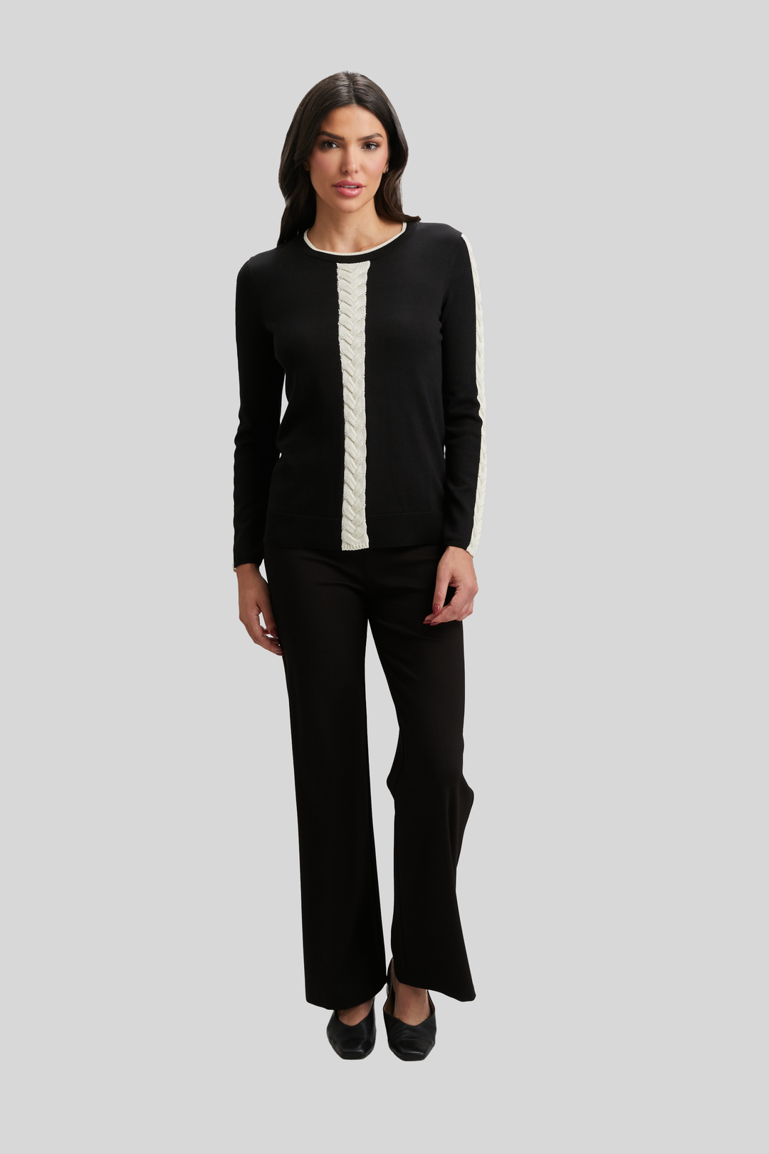 Texture Long Sleeve Cable - FINAL SALE