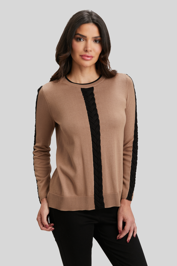 Texture Long Sleeve Cable - FINAL SALE