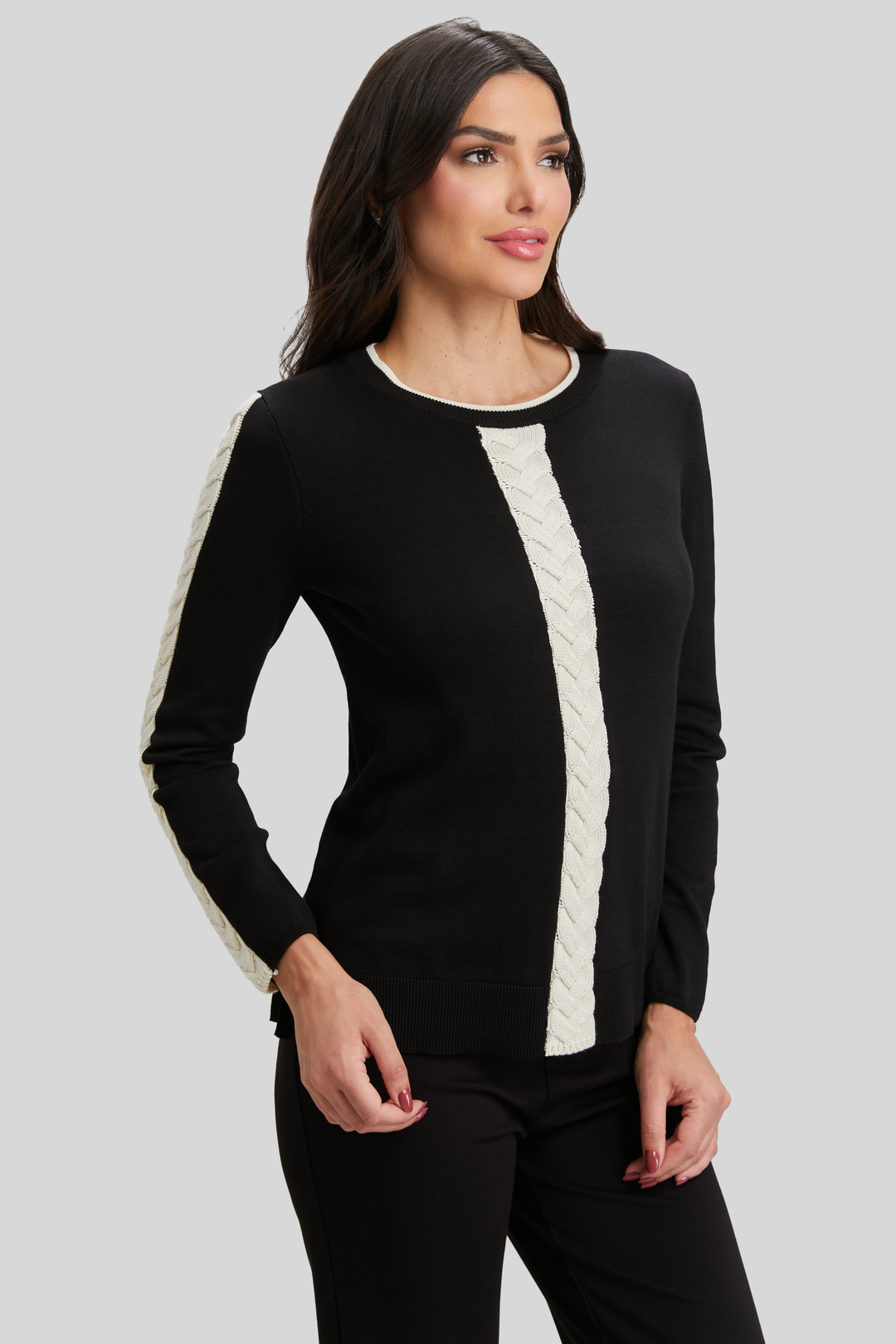 Texture Long Sleeve Cable - FINAL SALE