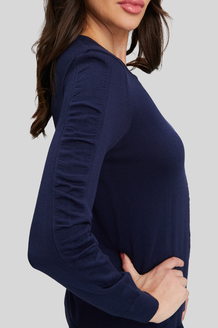 Ribbon Trim V-neck - FINAL SALE
