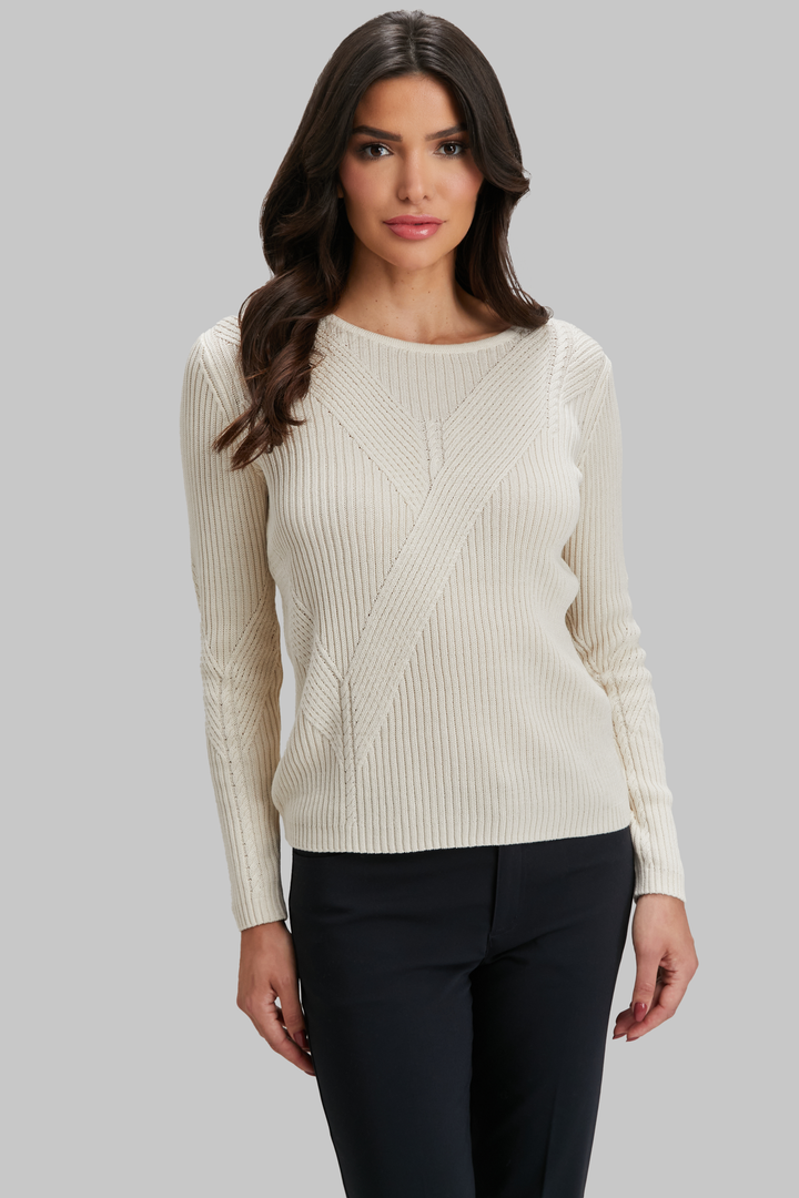 Shaker Variegated Rib Crewneck - FINAL SALE