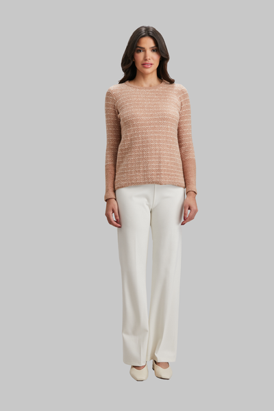 Boucle Bliss Long Sleeve Colorblock