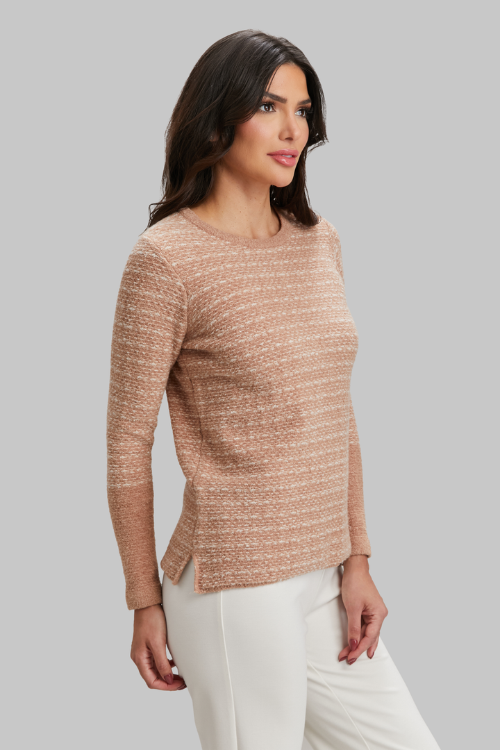 Boucle Bliss Long Sleeve Colorblock - FINAL SALE