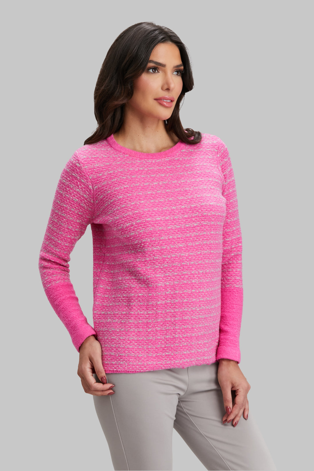 Boucle Bliss Long Sleeve Colorblock - FINAL SALE