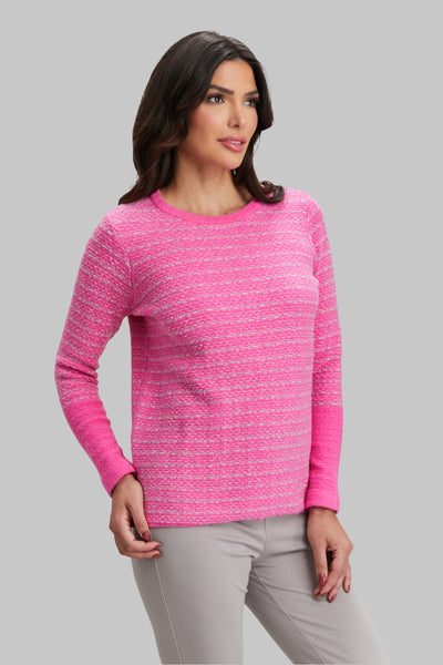 Boucle Bliss Long Sleeve Colorblock