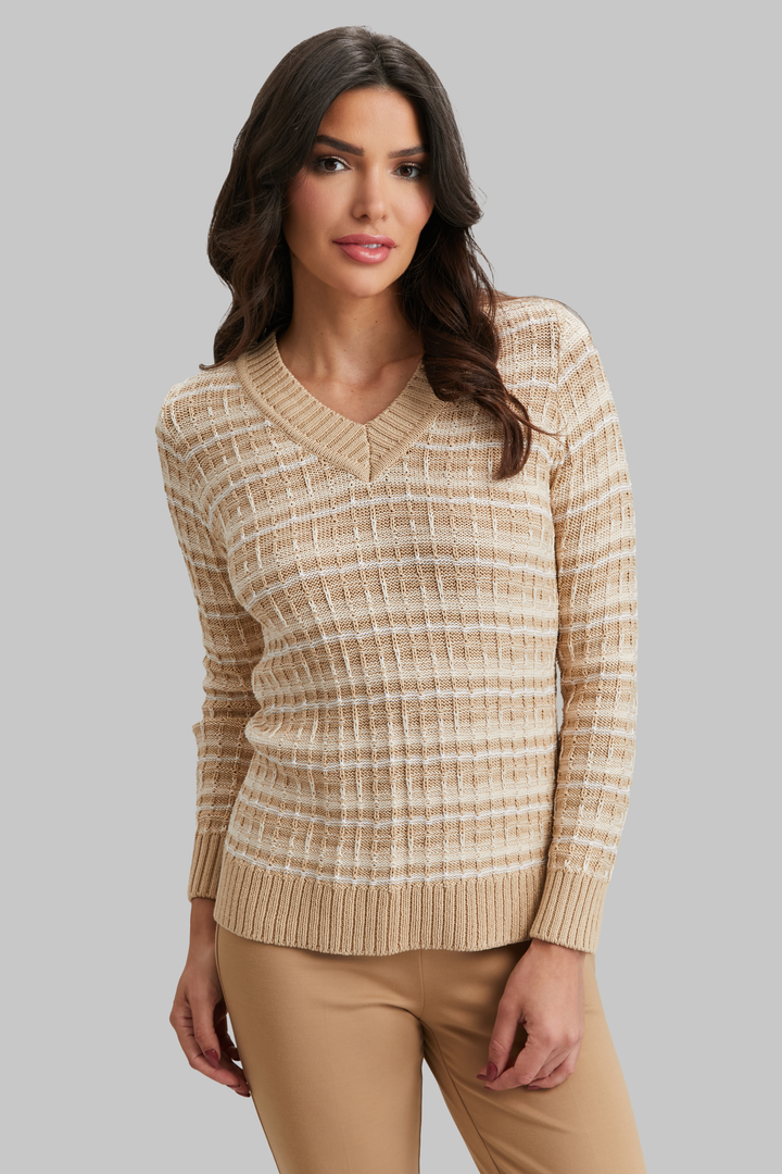 Serenity Stripes V-Neck - FINAL SALE
