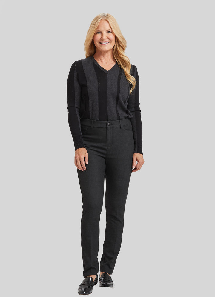 Kendra Slim Elastic Waist Pant- Iconic Twill- FINAL SALE