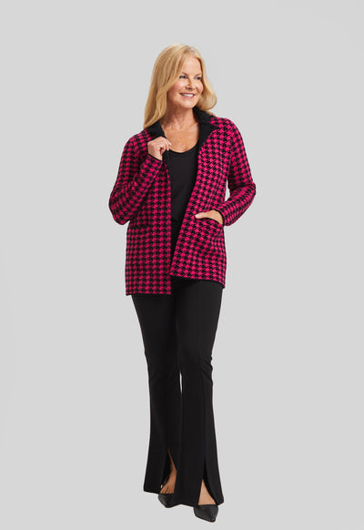 Chenille Houndstooth Jacket