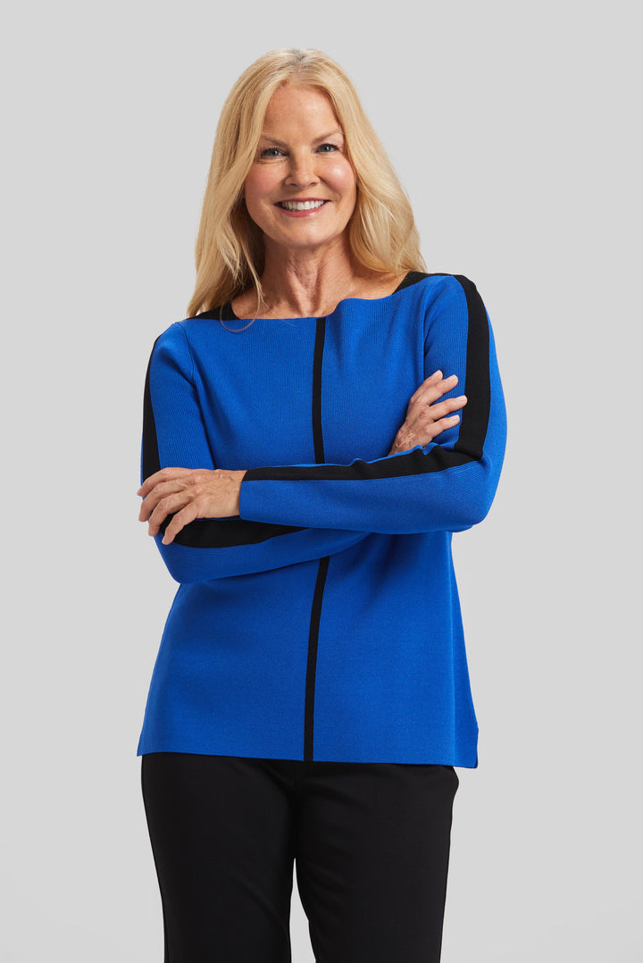 Modern Art Long Sleeve Colorblock- FINAL SALE