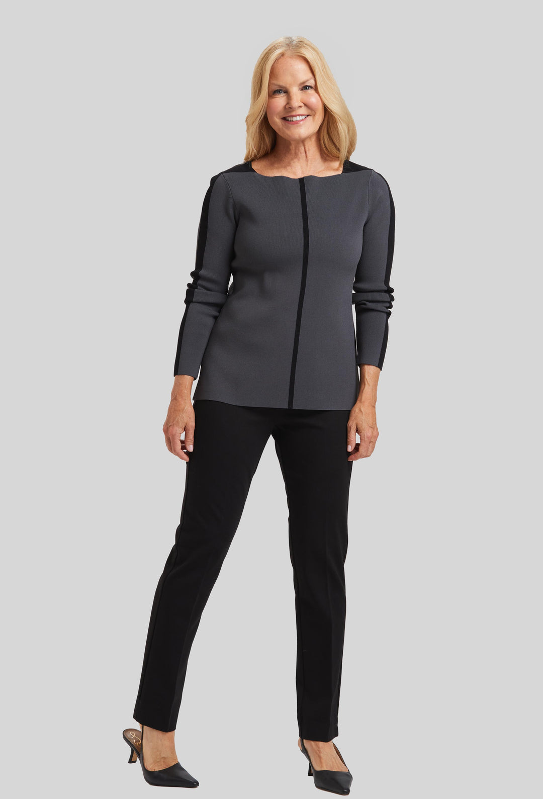 Modern Art Long Sleeve Colorblock- FINAL SALE