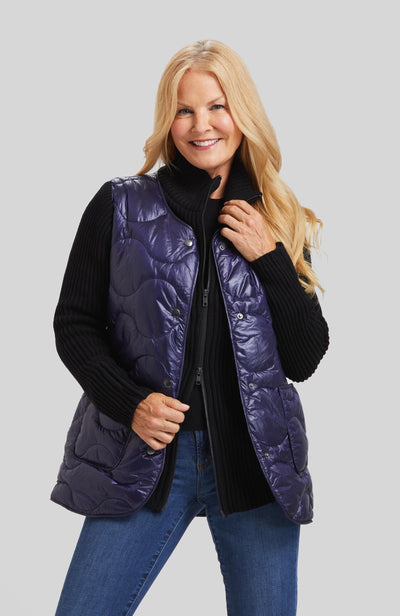 Quilted Go To's Quilted Knit Combo Jacket