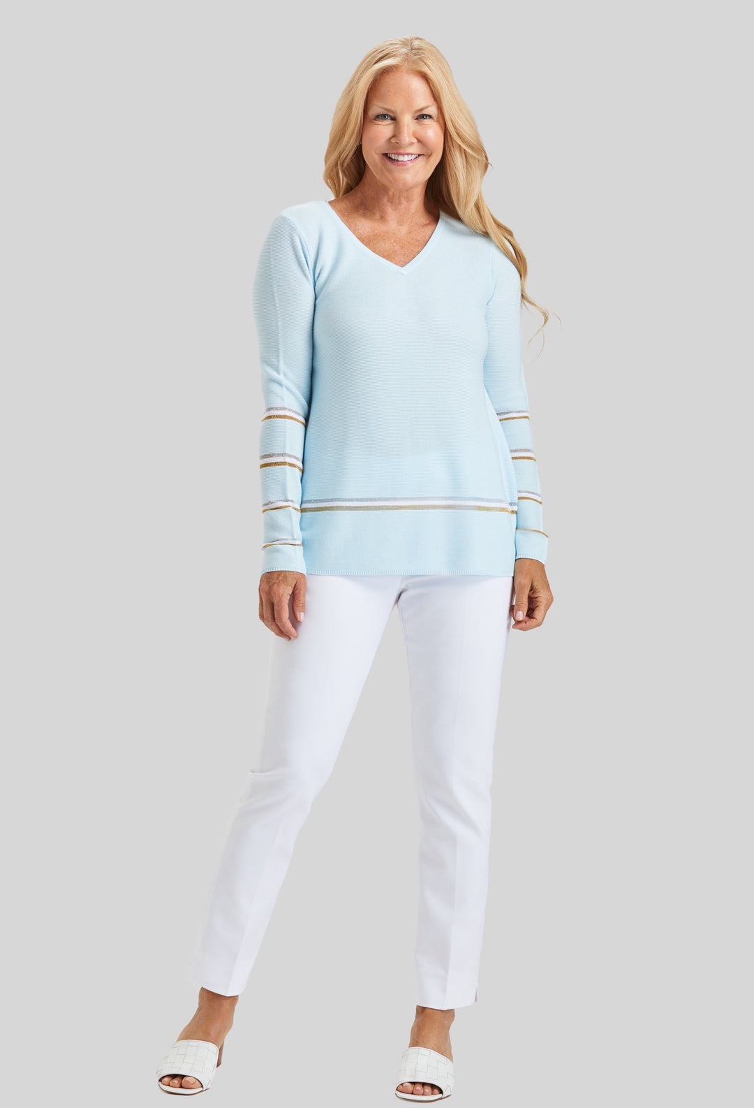 Dash of Glitz V-Neck- FINAL SALE