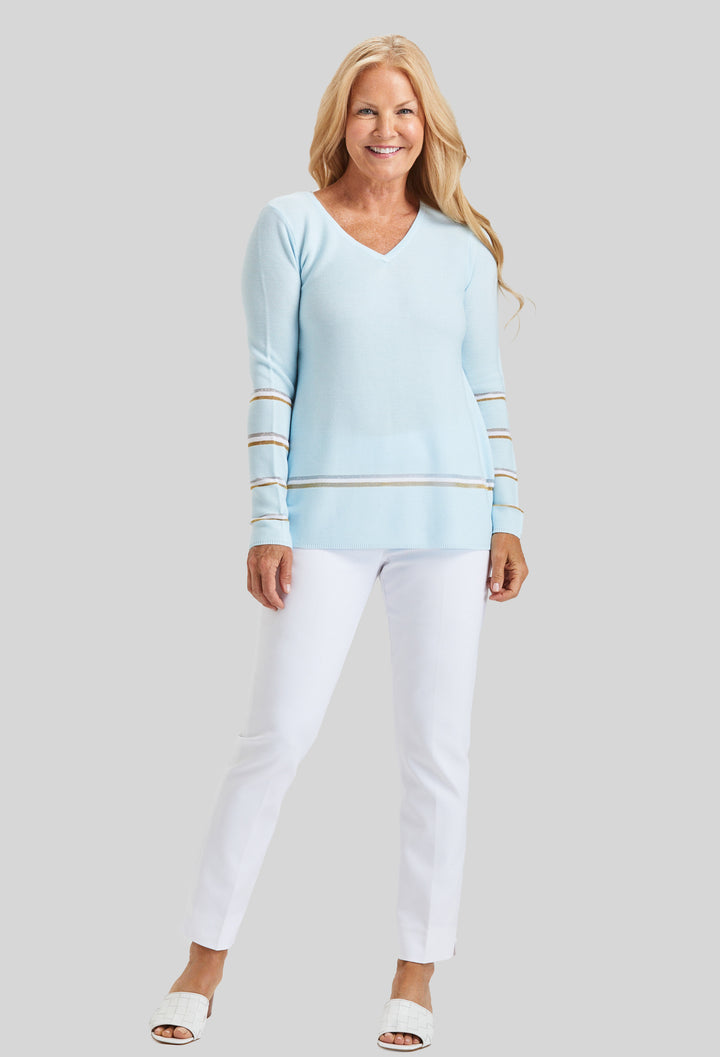 Dash of Glitz V-Neck- FINAL SALE