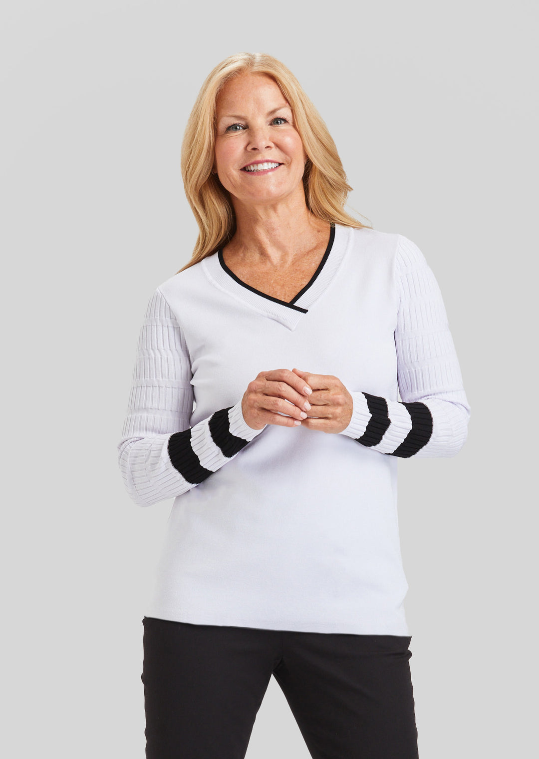 Off to the Races V-Neck-FINAL SALE