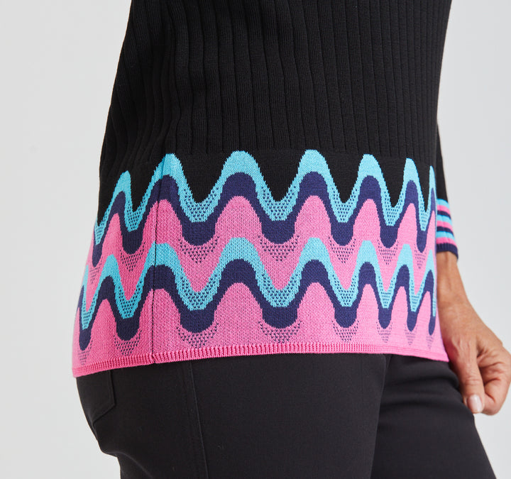 Pop of Color Crewneck- FINAL SALE