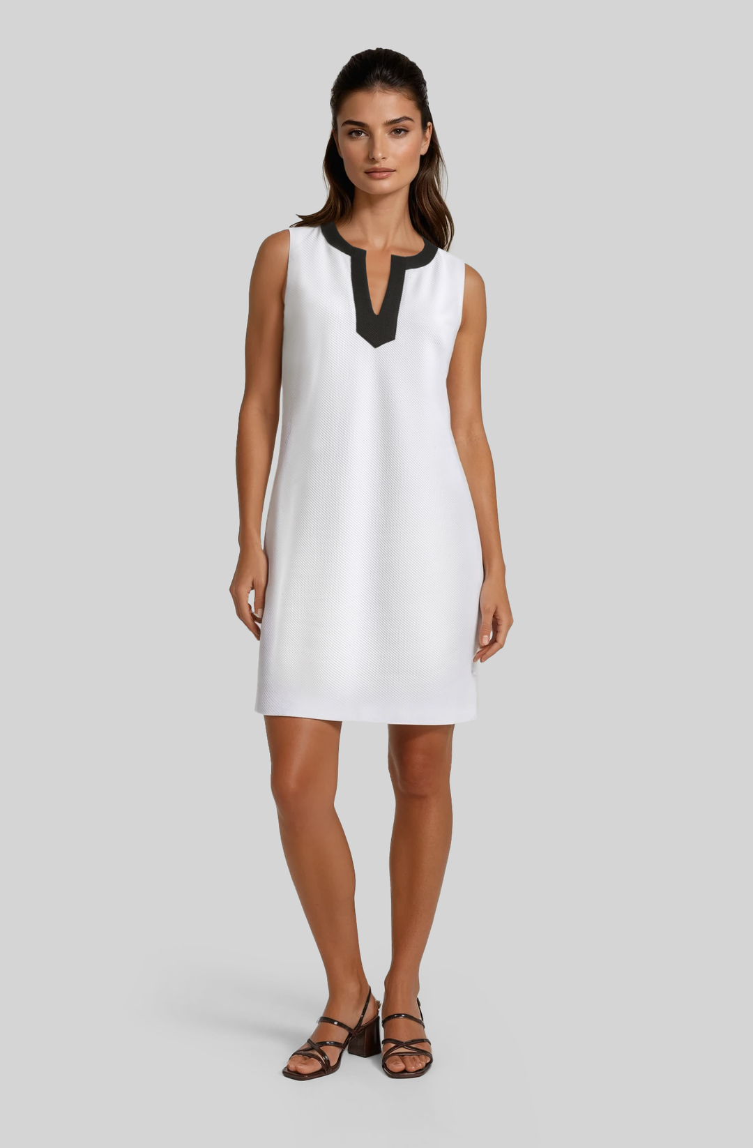 Praise Pique Lark Color Block Dress