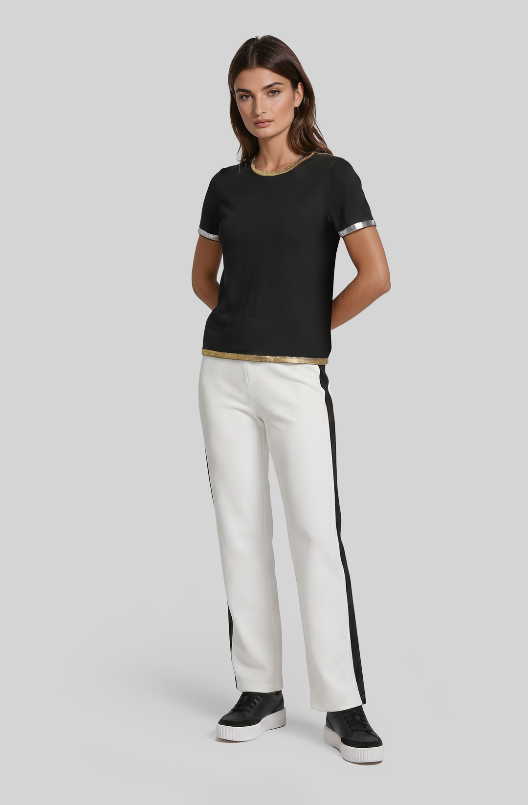 Praise Pique Reese Stripe Pant