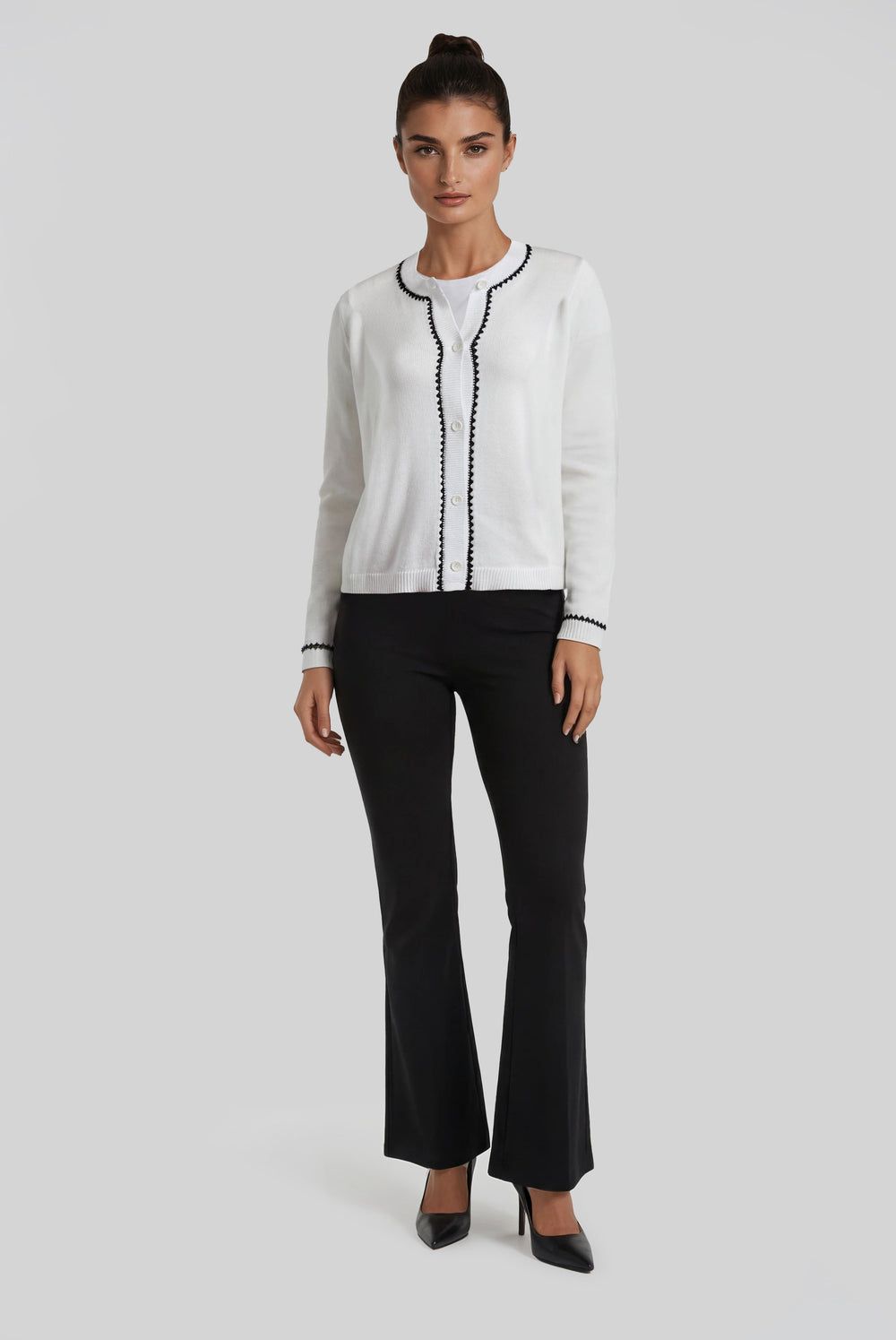 Cardigan Vibrant Splash XS / White