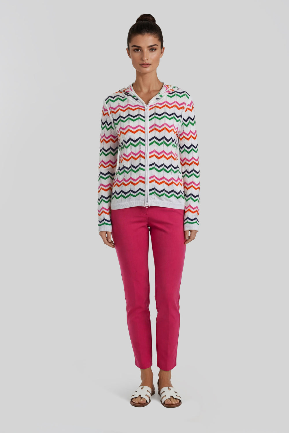 Zip Cardigan Yacht Club XS / Brights