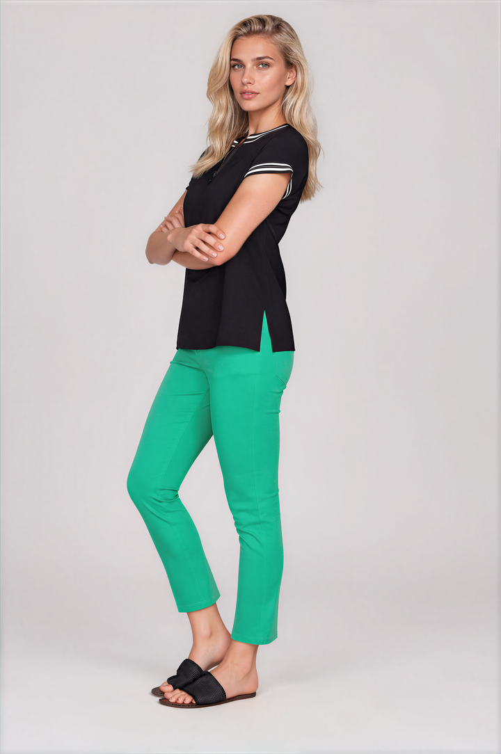 Troy Pull on Crop Jean Premier Stretch