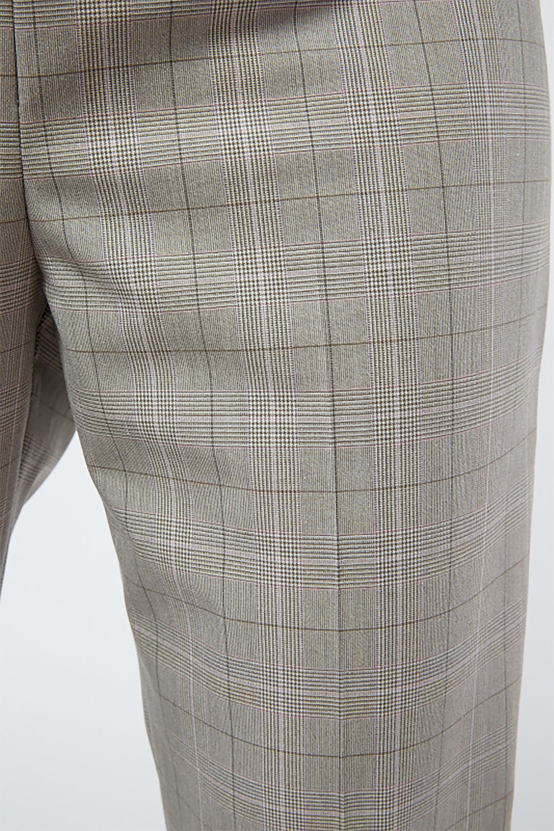 Randy Pant - Neutral Plaid: FINAL SALE