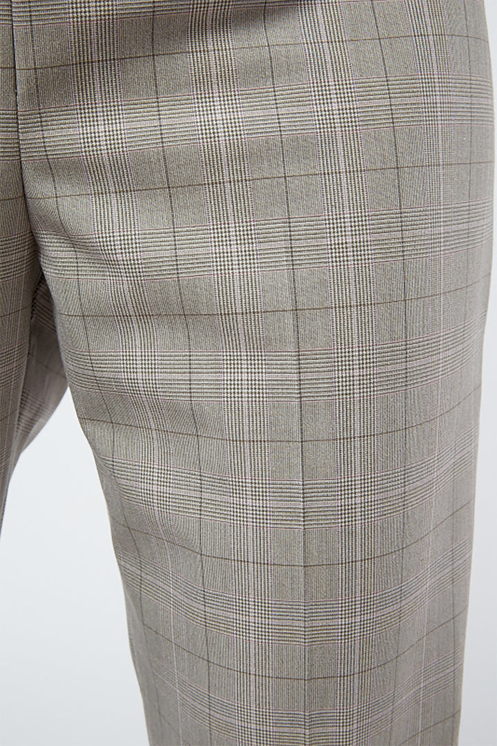 Randy Pant - Neutral Plaid: FINAL SALE
