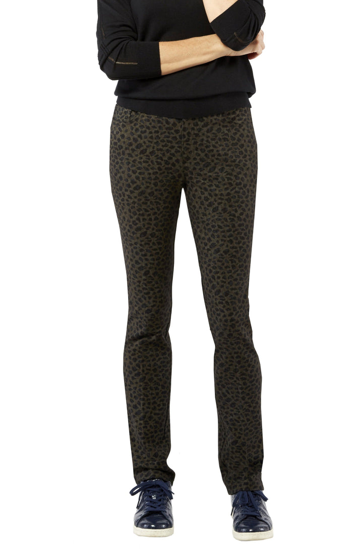 Jean Pant - Cheetah - Print Knit: FINAL SALE