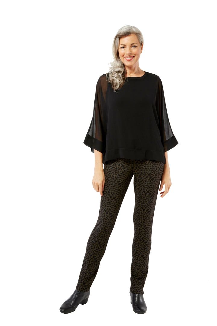 Jasmine Pant - Print Knit: FINAL SALE
