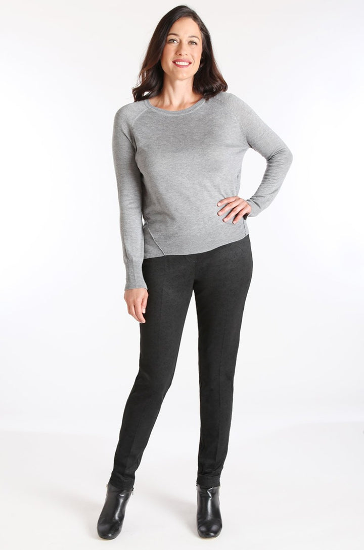 Ivy Jegging - Embossed Faux Suede: FINAL SALE