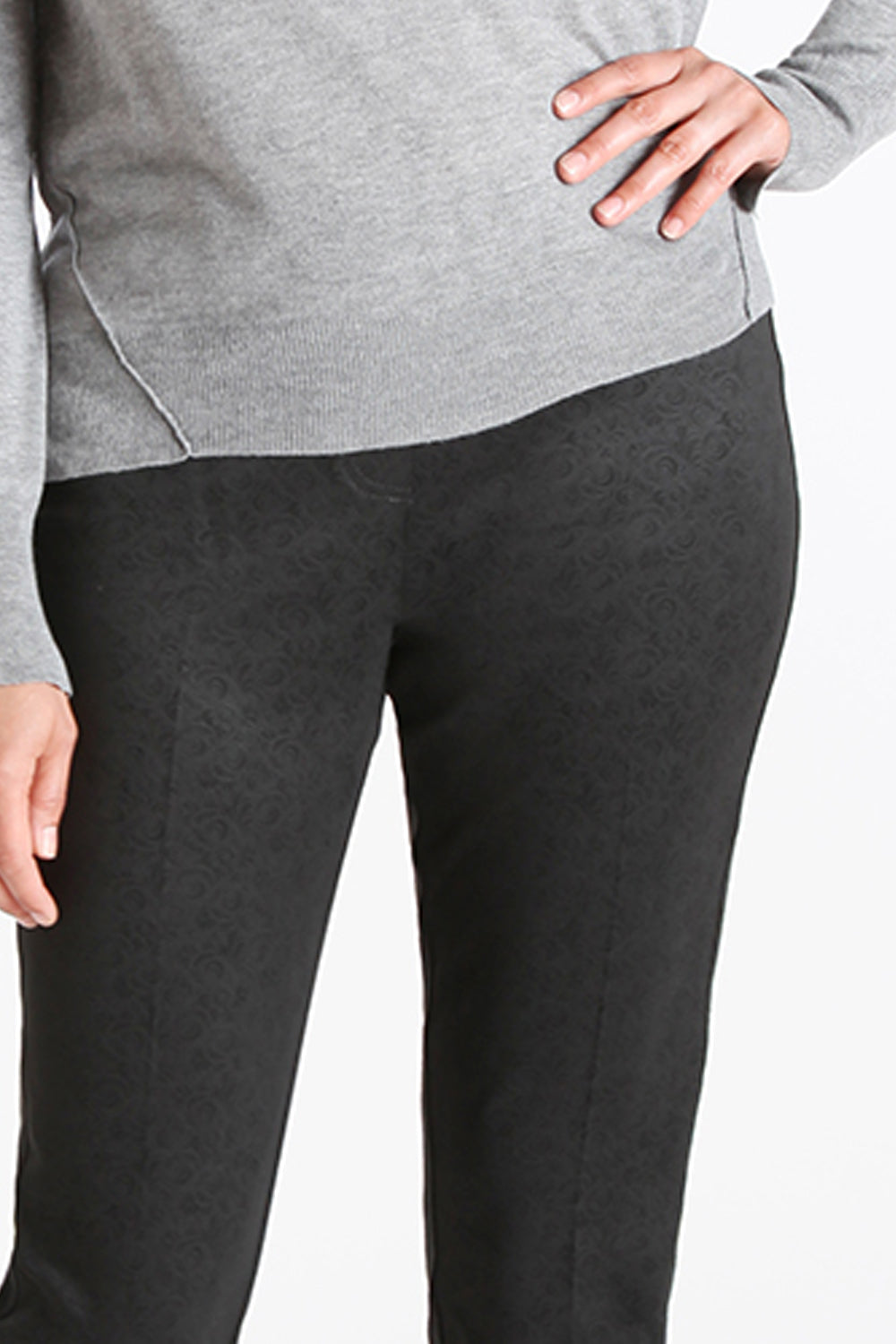 Jasmine Pant - Embossed Faux Suede: FINAL SALE
