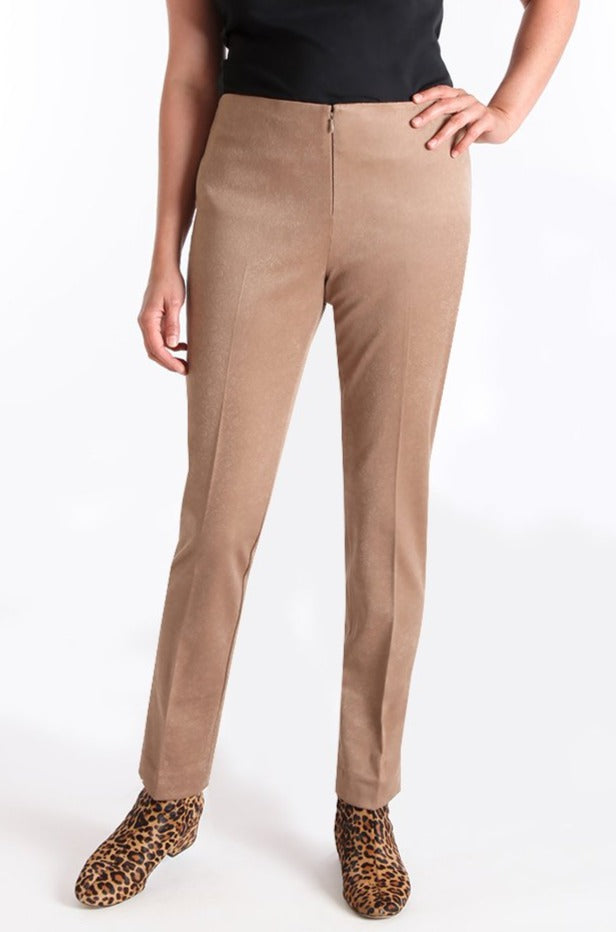 Jasmine Pant - Embossed Faux Suede: FINAL SALE