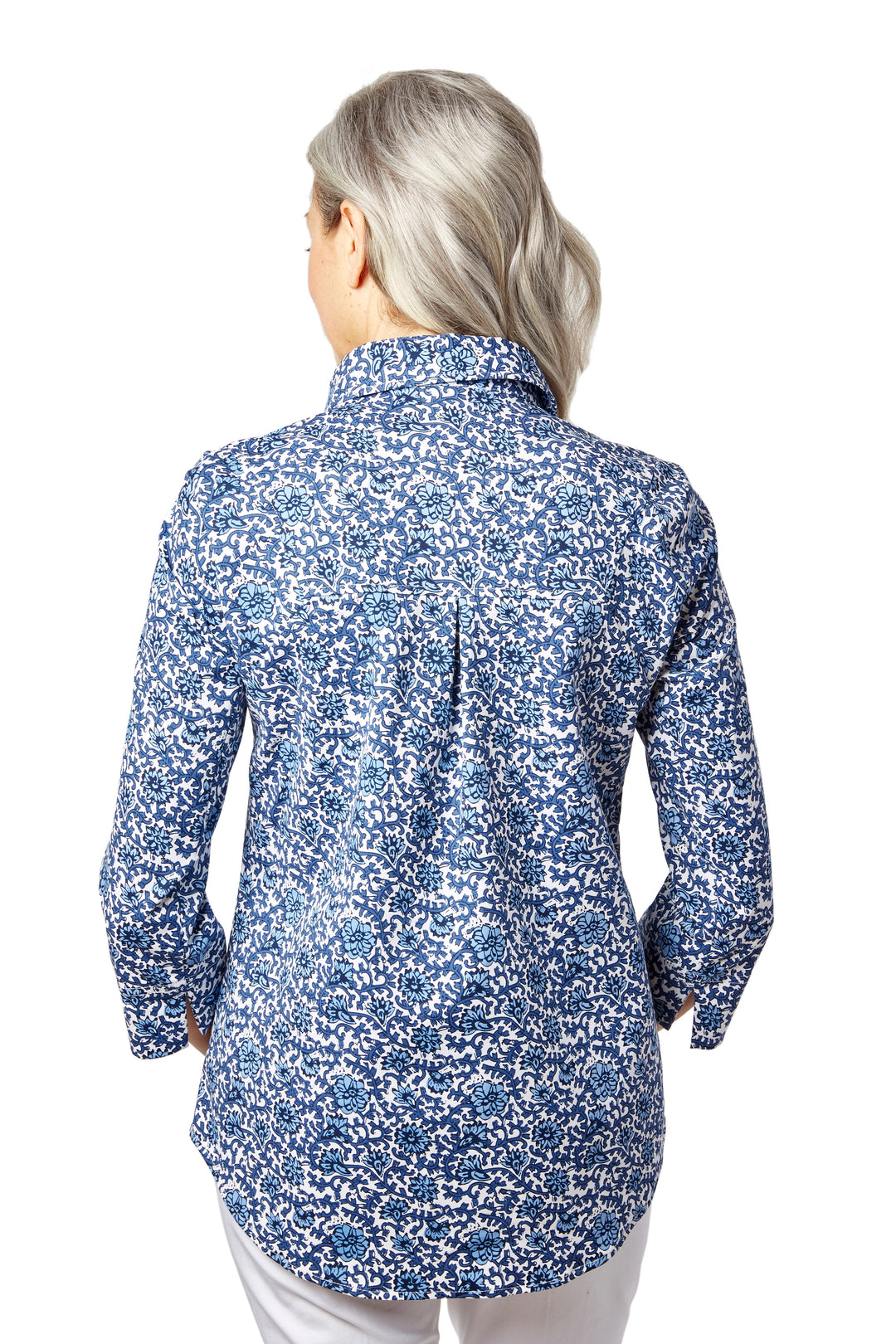 Ruth Shirt Jacket - Primrose Stretch: FINAL SALE
