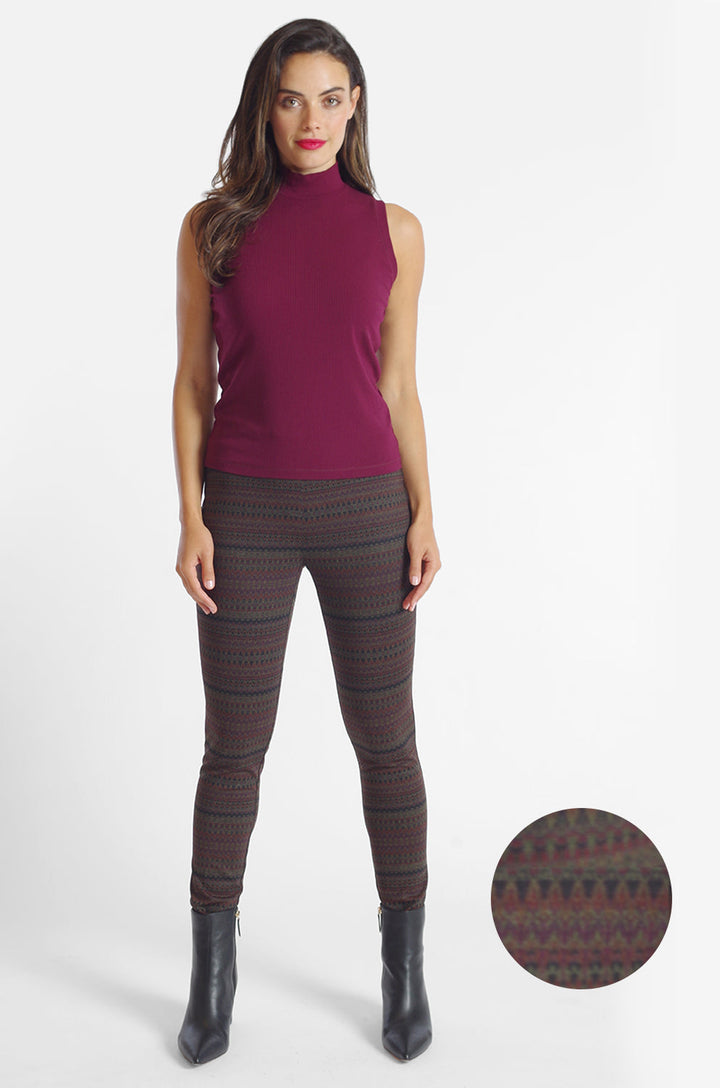 Ivy Jegging - Knit Print: FINAL SALE