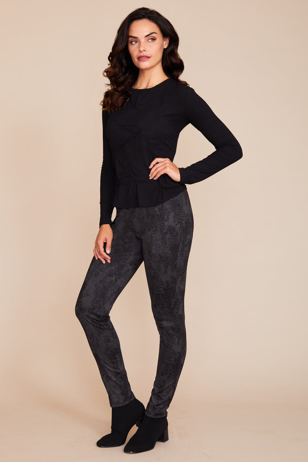 Colby Legging - Printed Knit: FINAL SALE
