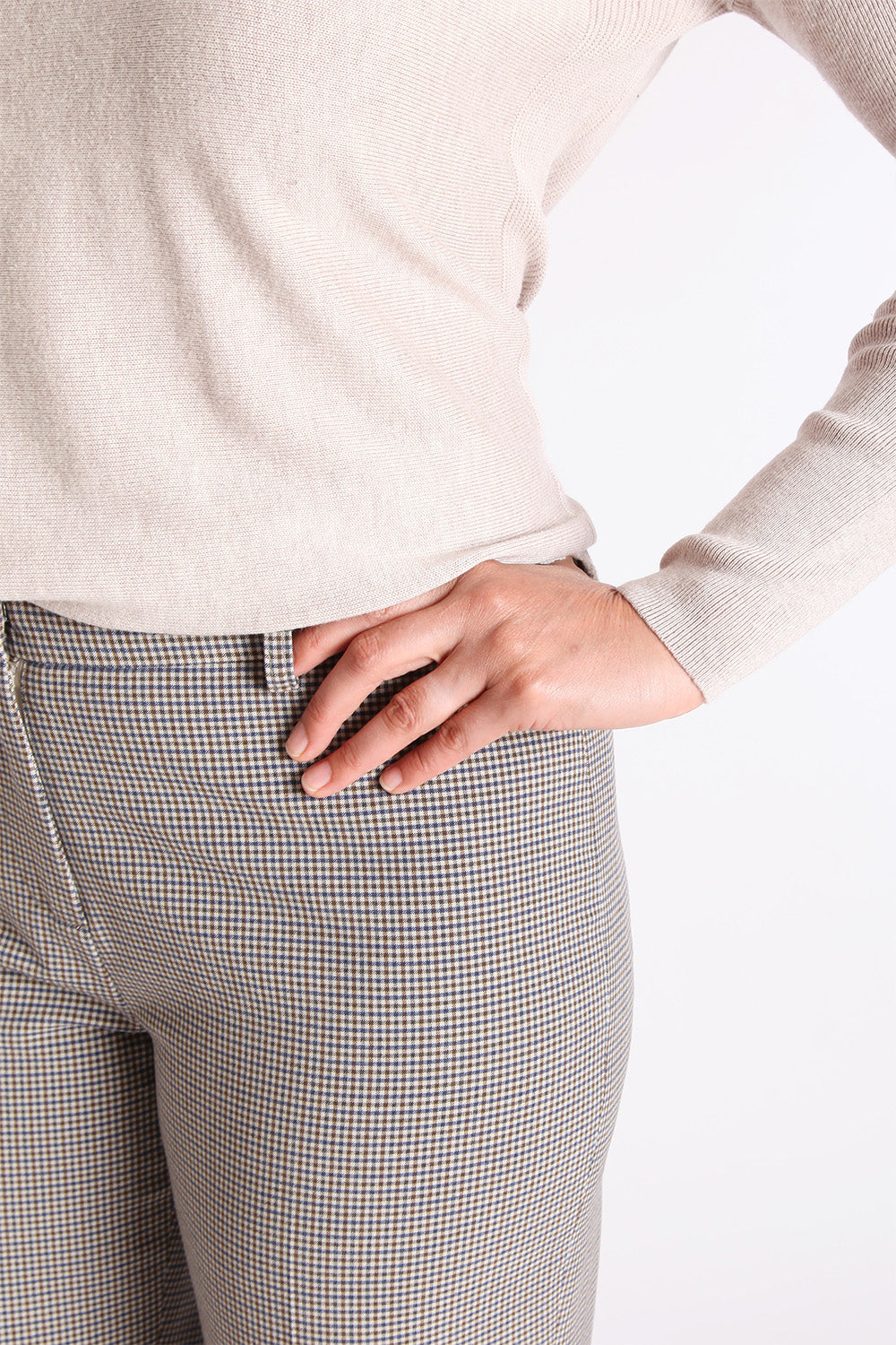 Addison Pant - Duchess Check: FINAL SALE