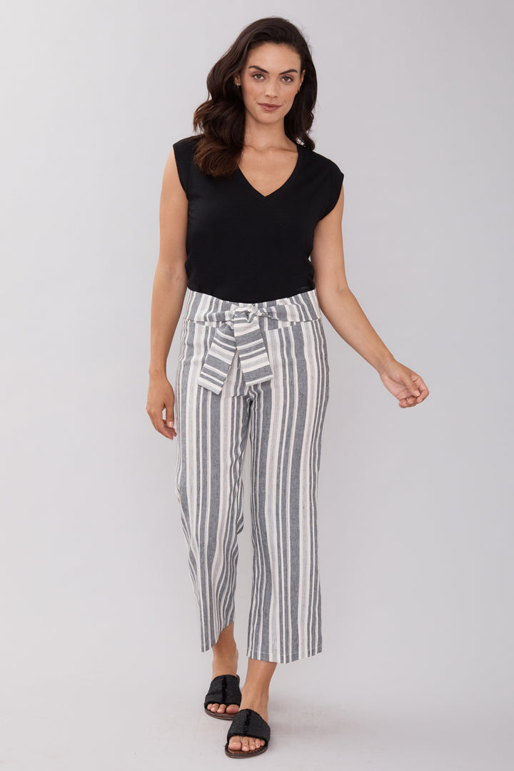 Noah Crop Pant - Liberty Linen: FINAL SALE