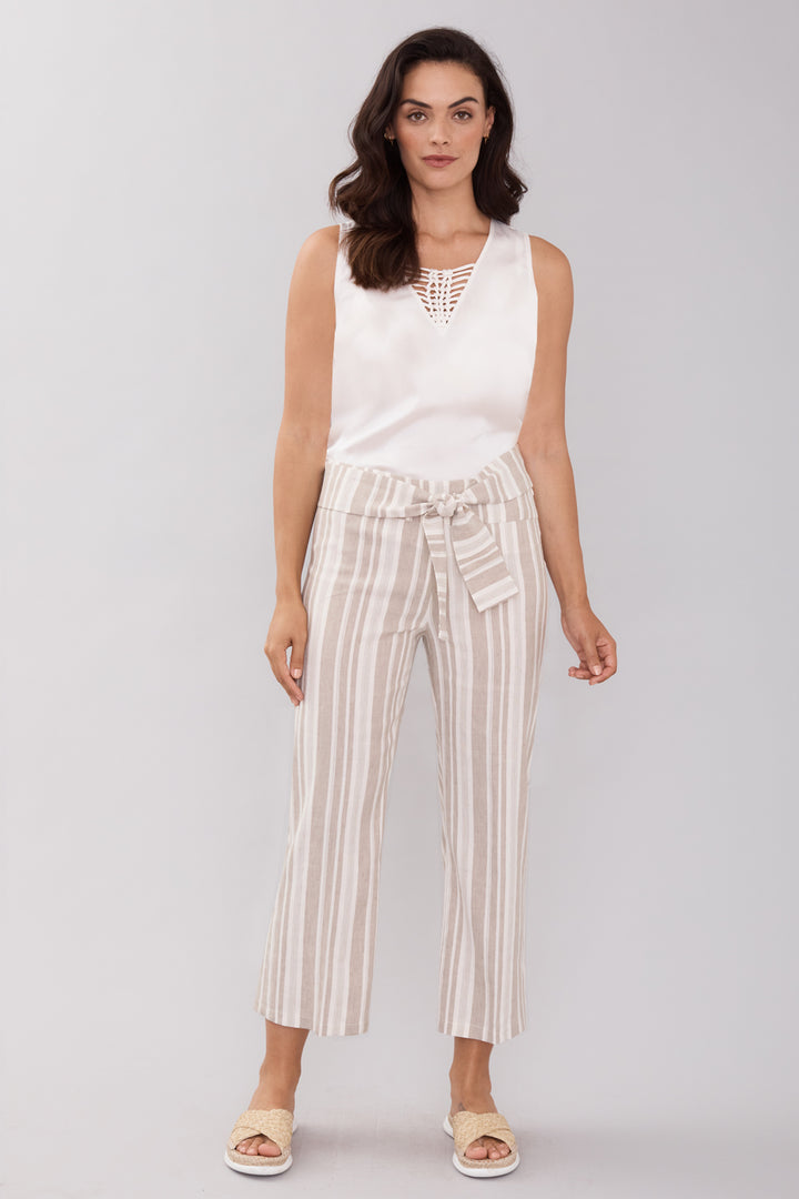 Noah Crop Pant - Liberty Linen: FINAL SALE