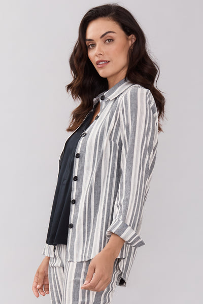 Ruth Shirt Jacket - Liberty Linen: FINAL SALE