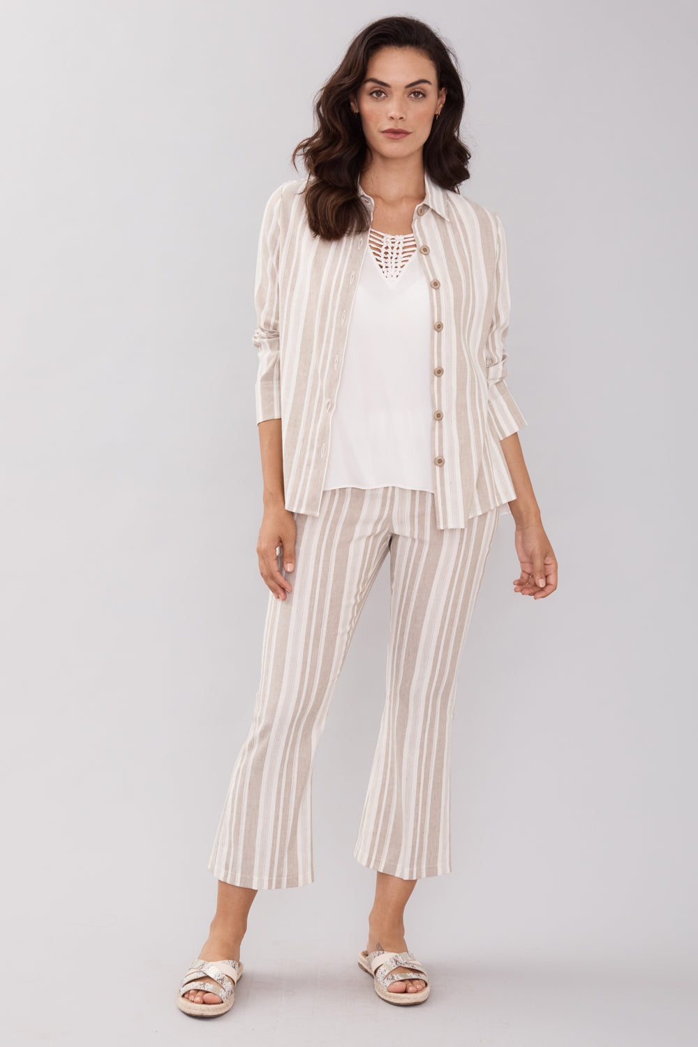 Ruth Shirt Jacket - Liberty Linen: FINAL SALE