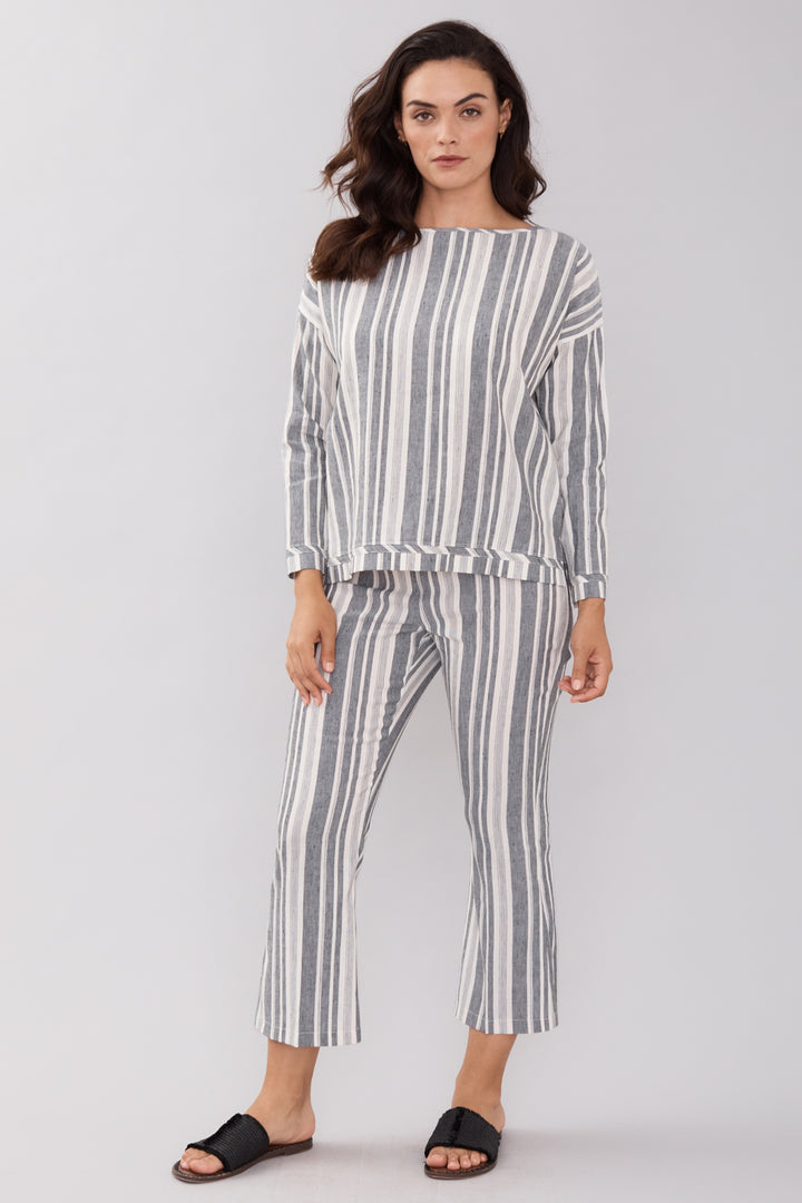 Esme Boat Neck Top - Liberty Linen: FINAL SALE