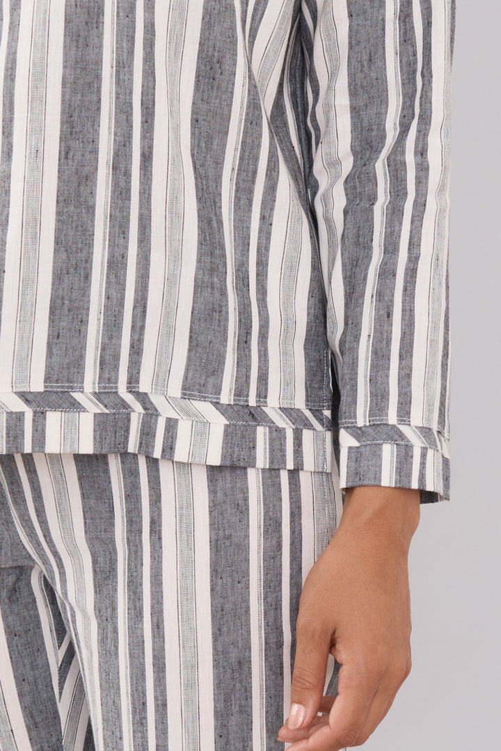 Esme Boat Neck Top - Liberty Linen: FINAL SALE