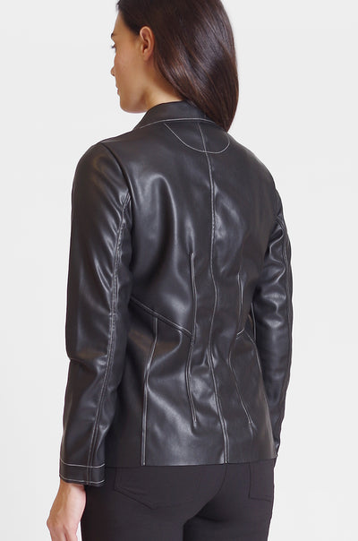 Mason Jacket - Faux Leather: FINAL SALE