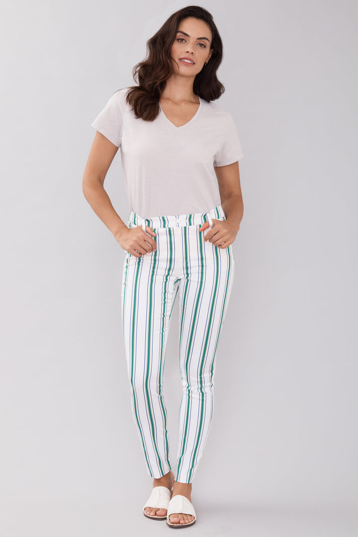 Twiggy Slim Jean - Parallel Stripe: FINAL SALE