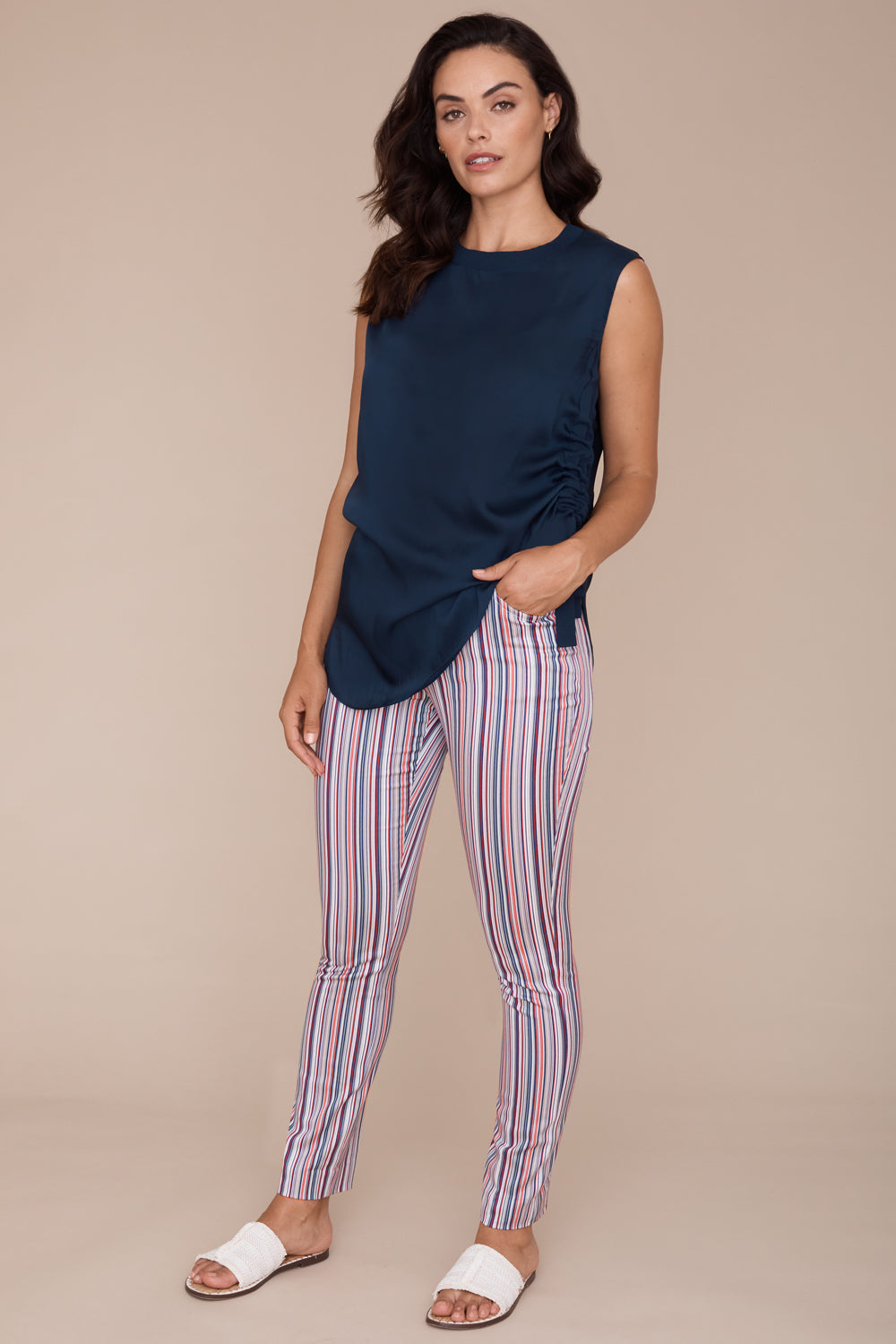 Twiggy Slim Jean - Parallel Stripe: FINAL SALE