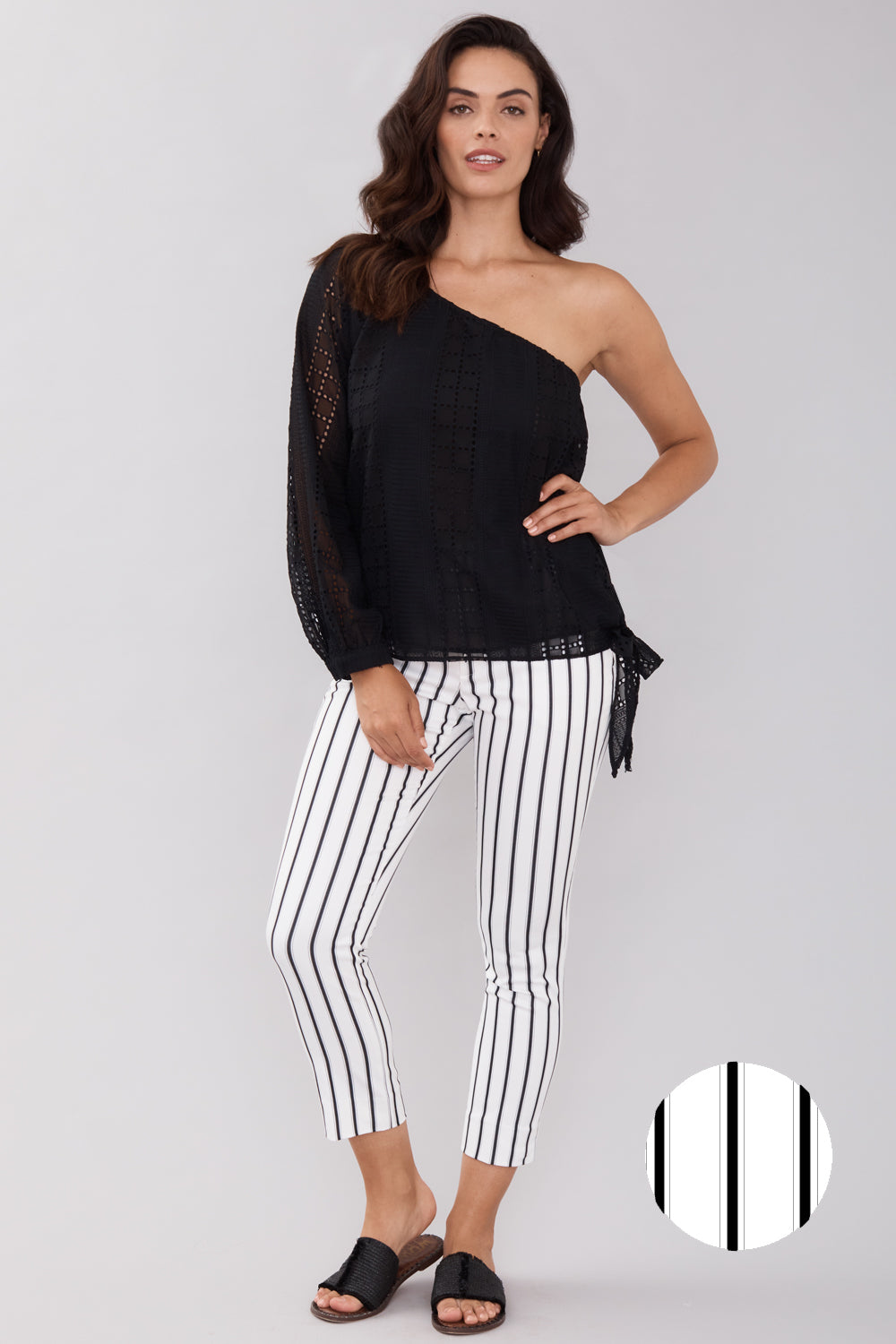 Zara Pant - Parallel Stripe: FINAL SALE