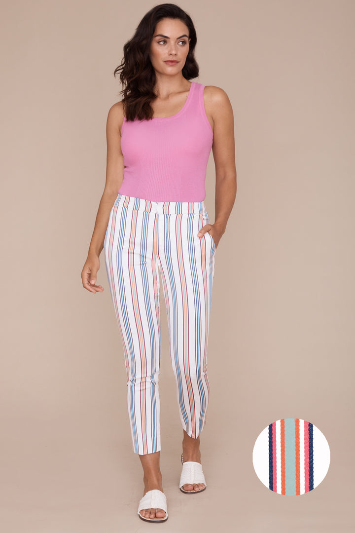 Zara Pant - Parallel Stripe: FINAL SALE