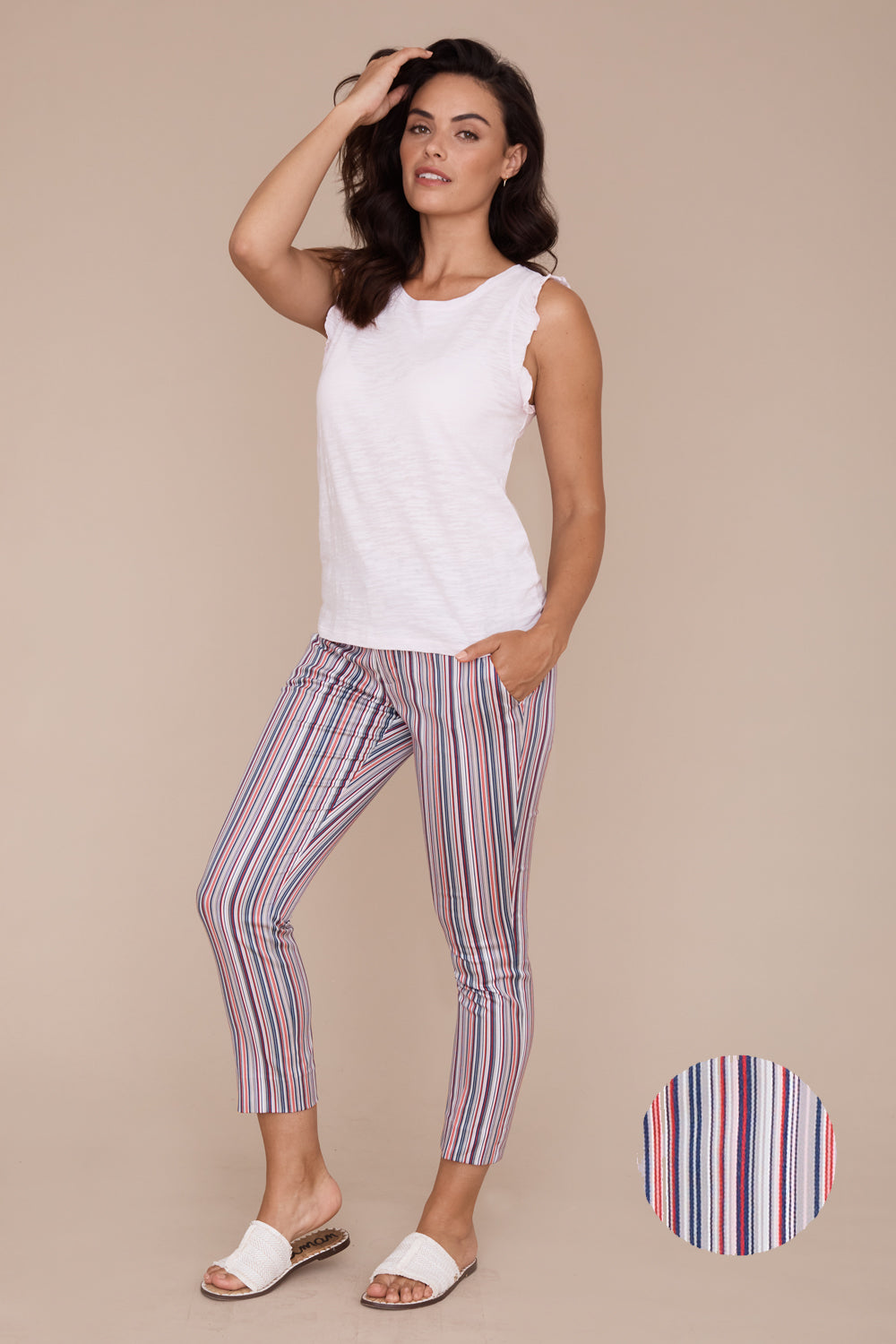 Zara Pant - Parallel Stripe: FINAL SALE