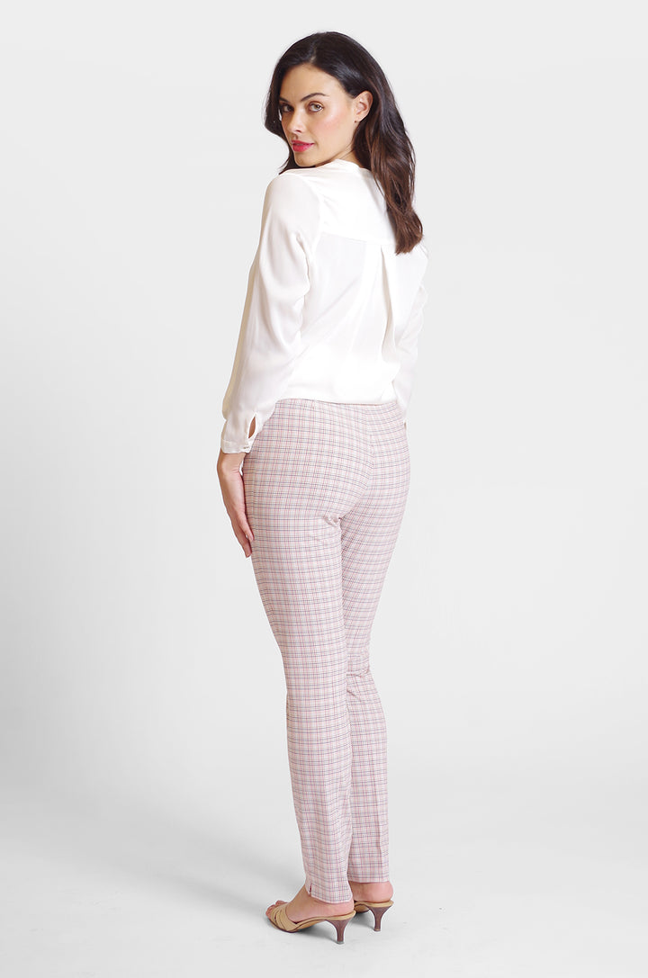 Jasmine Pant - Seaside Check: FINAL SALE